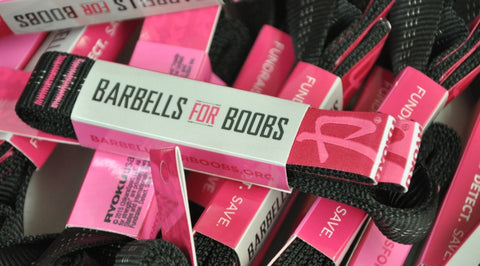 Custom BARBELLS FOR BOOBS Lifting Straps